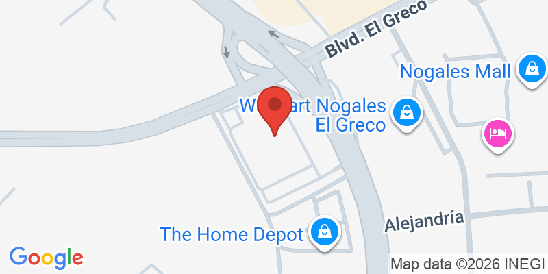 Mapa de la ubicación de Comicx Nogales
