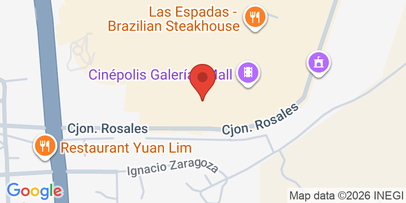 Mapa de la ubicación de Comicx Hermosillo Galerias