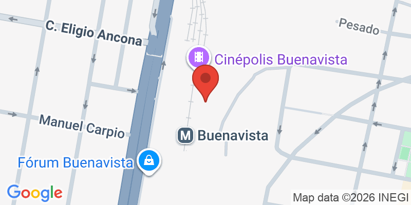 Mapa de la ubicación de Comicx Buenavista