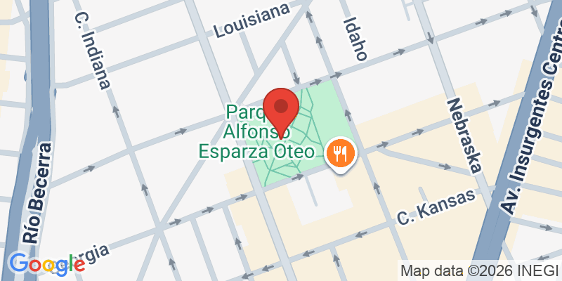 Mapa de la ubicación de Parque Alfonso Esparza Oteo