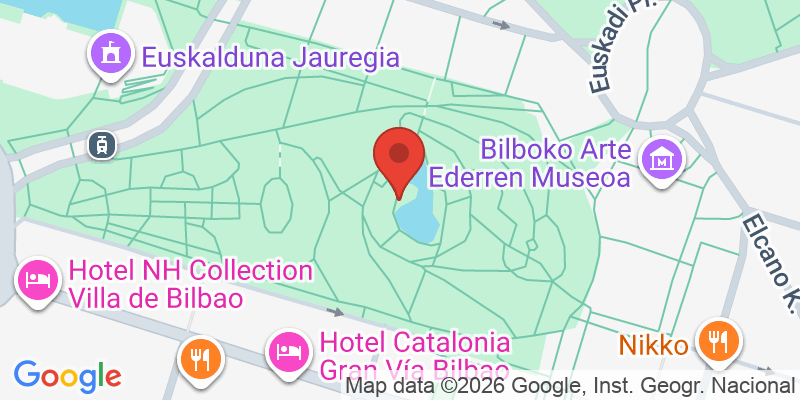 Mapa de la ubicación de Parque de Doña Casilda de Iturrizar