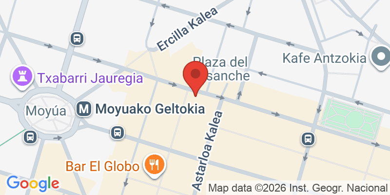 Mapa de la ubicación de Panadería Bertiz