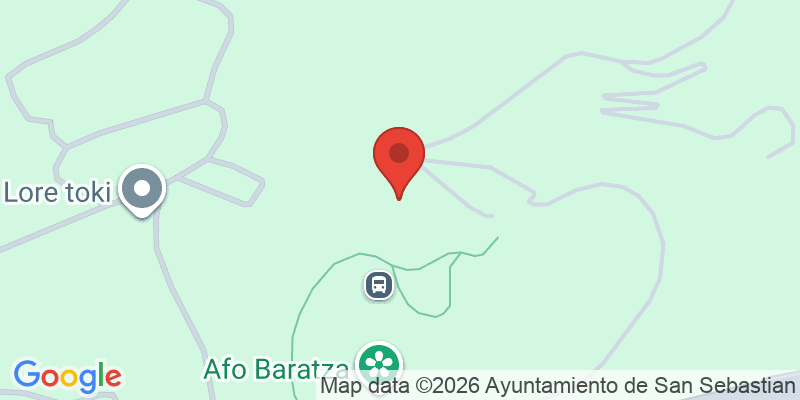 Mapa de la ubicación de Kutxa Ekoguneko Haur Parkea