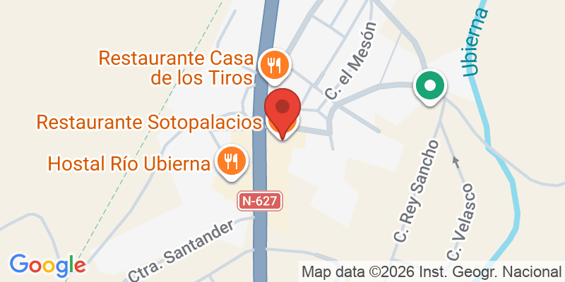 Mapa de la ubicación de Restaurante Sotopalacios